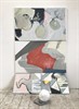 Maria Chevska, ‘In the startled space (ii)’ 2017, oil paint, ink, on linen, (4 Panels), paper, pvc tape. Overall size from floor: 200 x 122 cm.  Projecting from the wall: 31cm. Courtesy the artist.